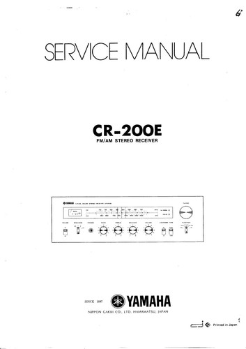 Manuale servizio per - di,